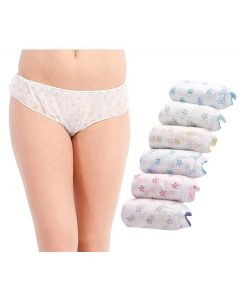 6 Pieces of Disposable Maternity Underwear - White