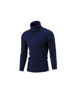 Sweater Turtle Neck Long Sleeve Twist Knitted Slim Sweater
